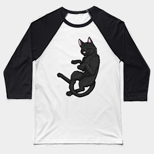 Black Shorthair Baseball T-Shirt